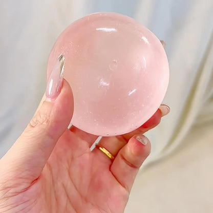 Coconut Oil Squishy - 2026 New Coconut Oil Stress Ball, Improving Focus, Or Easing Tension During Study, Work, Or Relaxation (Pink)