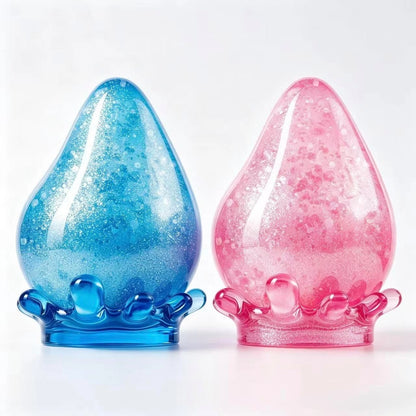 Water Drop Squeeze Squishies, Dream Squishy Drop Squishy Stress Ball,Drop Gifts for Anxiety Relief Office Easter Birthday (Blue)